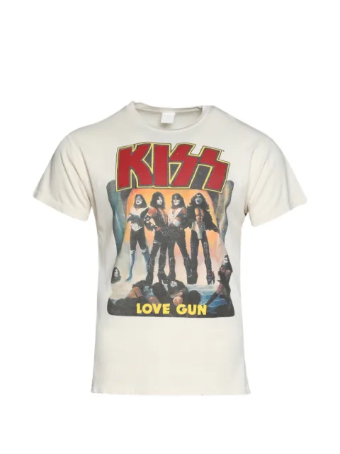 MadeWorn KISS graphic-print T-shirt Neutrals MWKS094TM