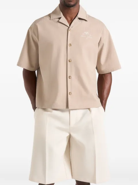 Manière De Voir Alexis Cote d'Azur boxy shirt Neutrals UNX0038