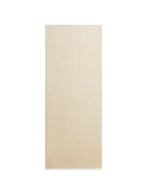 Brunello Cucinelli fringed lurex-detail scarf Neutrals MSCDAR097C9777