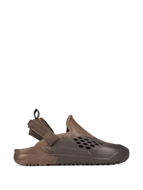 Clearweather Switchback perforated mules Brown CWP001006