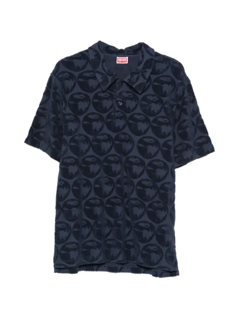 Kenzo short-sleeve polo shirt Blue FG65PO5514TE
