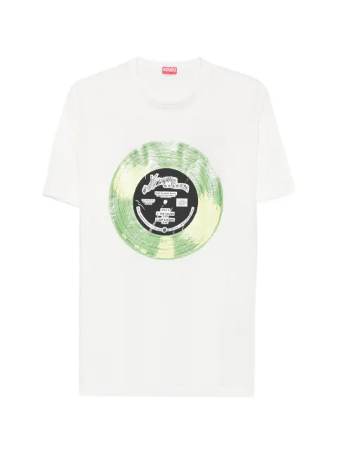 Kenzo Kenzo Sounds graphic-print T-shirt White FG65TS2964SG