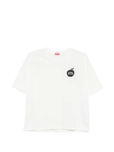 Kenzo Kenzo Sounds embroidered T-shirt White FG62TS3594SG