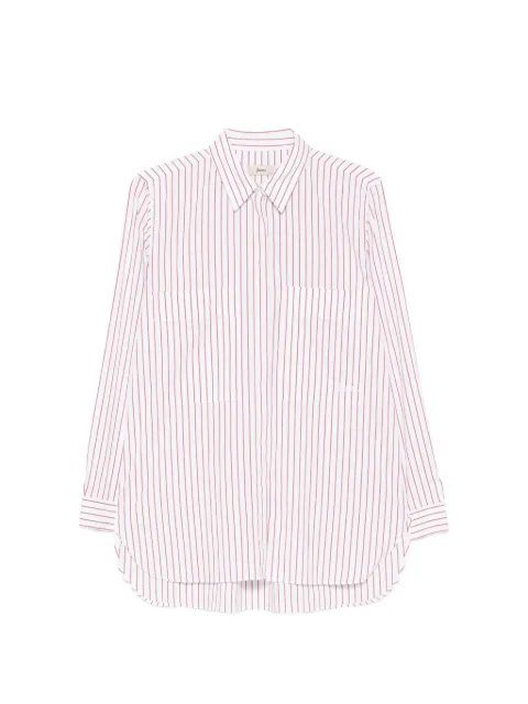 Herno vertical-stripe long-sleeve shirt White CM000057D13333