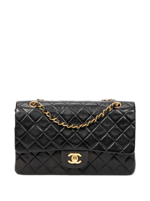 CHANEL Pre-Owned Classic Double Flap 26 quilted CC shoulder bag Black 3945705