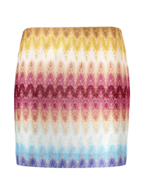 Missoni zigzag-knit skirt Pink DS26WH0LBR015K