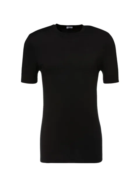 Zimmerli crew-neck short-sleeve T-shirt Black 7001341