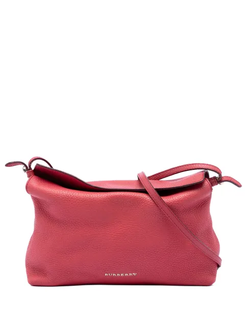 Burberry Pre-Owned 2000-2017 Grained Calfskin Leah crossbody bag Pink EEOAF8XELK1774VY