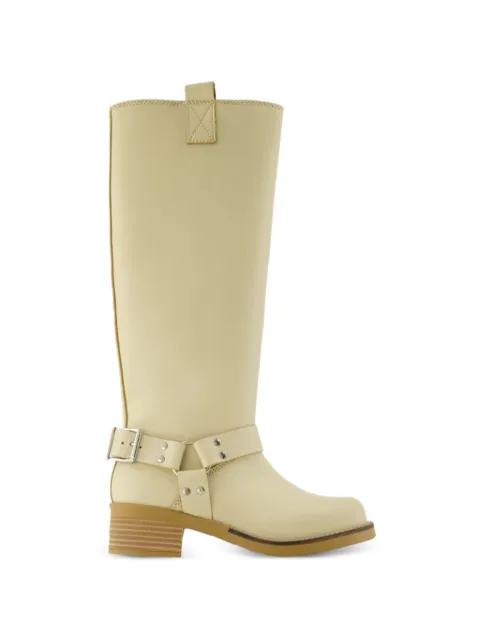 SAMSOE SAMSOE Sabrenta buckle-strap boots Neutrals F25300123