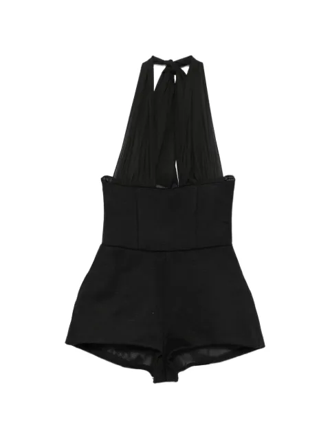 Vestiaire d'un Oiseau Libre Dynamic halterneck jumpsuit Black DYNAMICJUMPSUIT