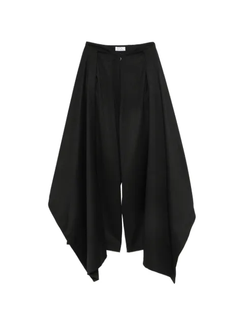 Vestiaire d'un Oiseau Libre zip palazzo pants Black SCARFPANTSBLACK