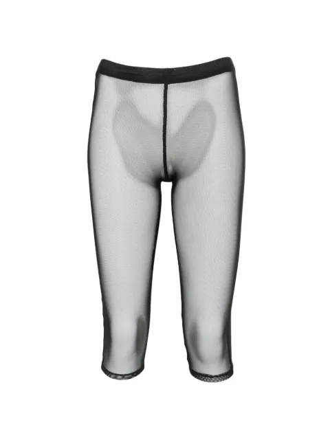 Vestiaire d'un Oiseau Libre knee-length mesh tights Black KNEELENGTHMESHTIGHTS