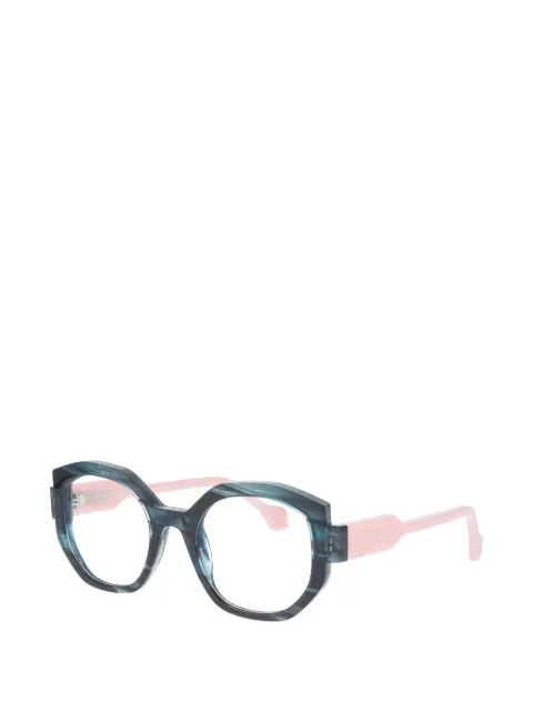Face À Face Minds 1 geometric-frame glasses Blue MINDS1