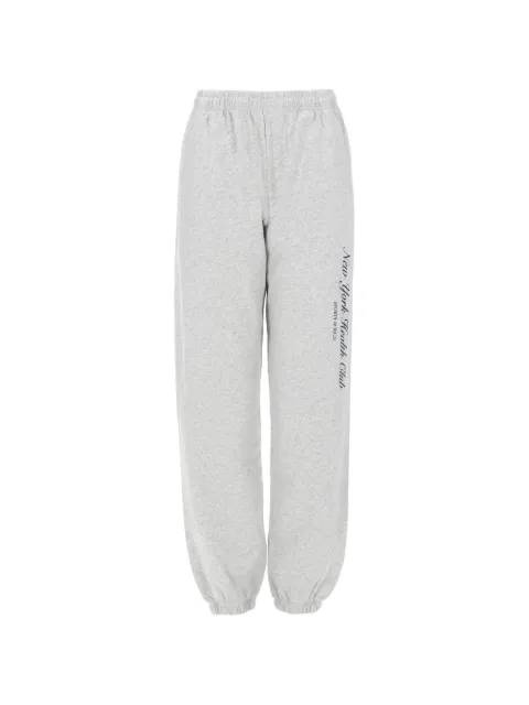 Sporty & Rich logo-print track pants Grey PA03666043GY03