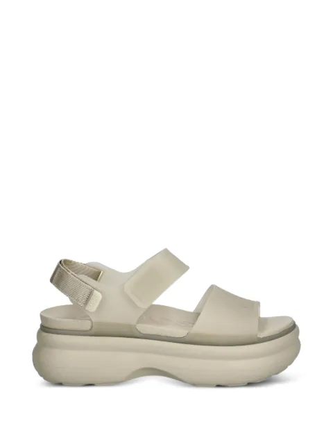 Crocs Soho Frosted Y Strap platform sandals Neutrals 212651