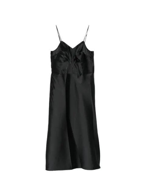 CALVIN KLEIN COLLECTION Fia panelled spaghetti-strap midi dress Black VY0W806