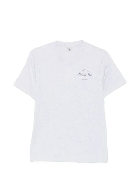 Sporty & Rich logo-print T-shirt Grey TO11976257GY03