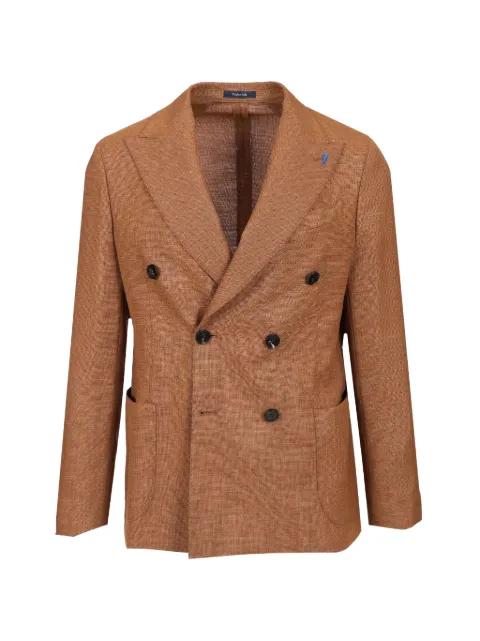 Guarinucci double-breasted wool blazer Brown FORIO