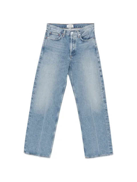 AGOLDE pressed-crease wide-leg jeans Blue A290B1371