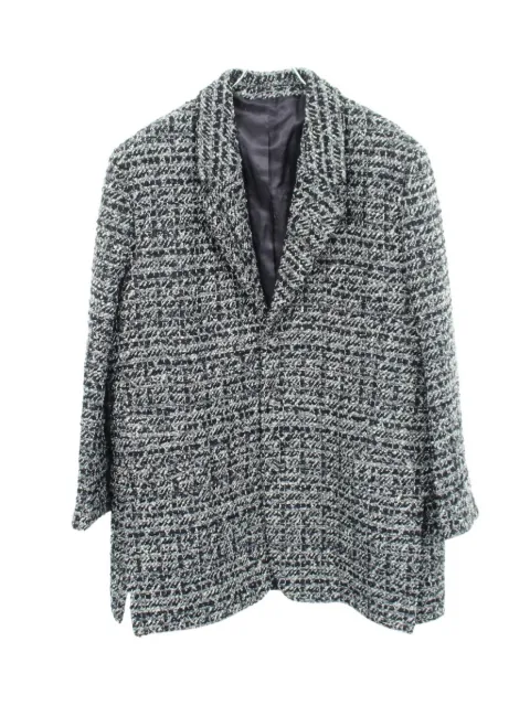 Christian Dior Pre-Owned 2010s tweed long-sleeve jacket Blue 1059624