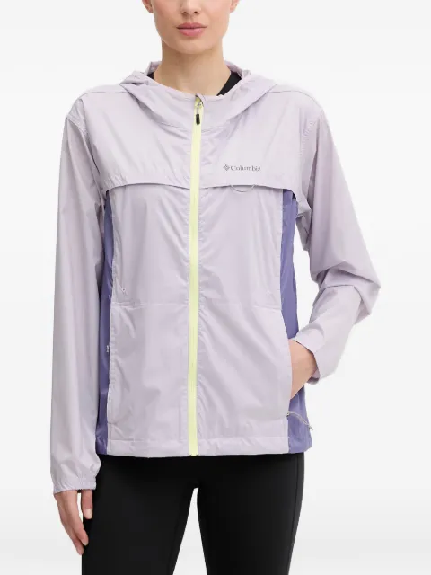 Columbia Crested Canyon logo-print hooded jacket Purple 2116481