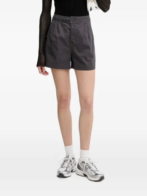 Columbia Acker Rock pleated logo-patch shorts Grey 2157091