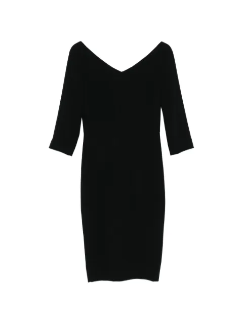 Dolce & Gabbana Pre-Owned V-neck midi dress Black CSVM9185