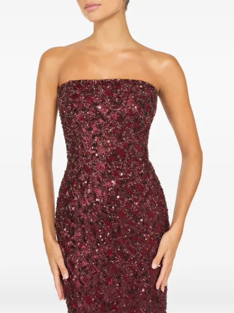 Jenny Packham maxi Sirocco dress Red ZED104L