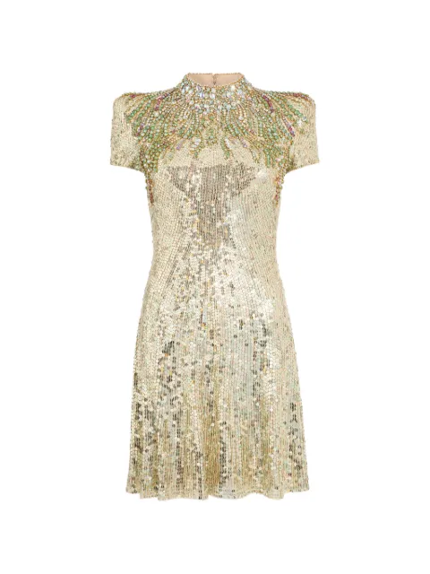 Jenny Packham mini Tala dress Green ZED137S
