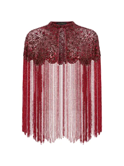 Jenny Packham Astralis cape Red ZEAP102