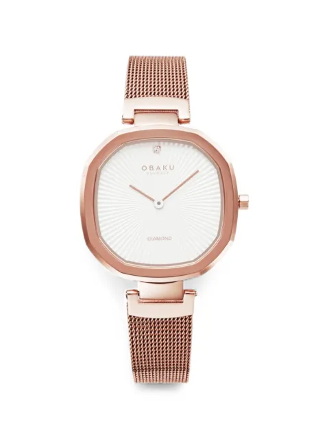 OBAKU Brilliant 32mm watch White V277LXVIMV