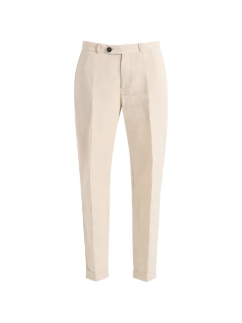 RRD logo-patch straight-leg trousers Neutrals 26339