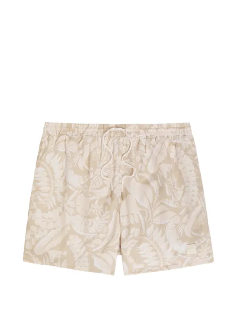 BOSS swim trunks with allover print Neutrals 50508844