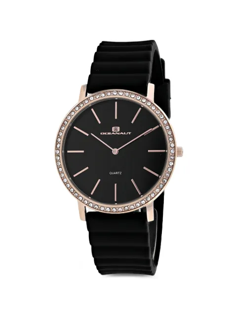 OCEANAUT crystal-embellished 40mm watch Black OC0265