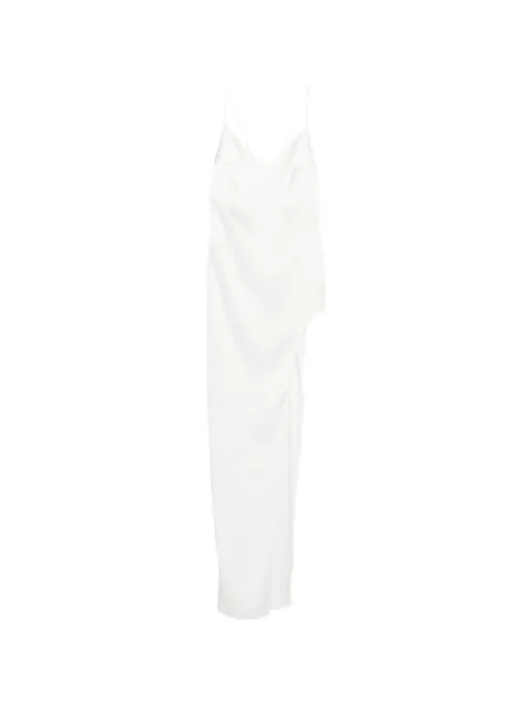 Vestiaire d'un Oiseau Libre Tri-Cut backless maxi dress White TRICUTDRESS