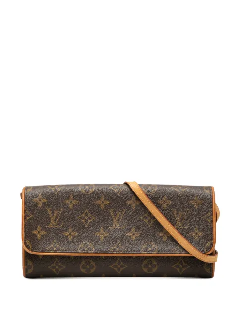 Louis Vuitton Pre-Owned 1999 Monogram Pochette Twin GM crossbody bag Brown 8X5CNT3VPC9KL578