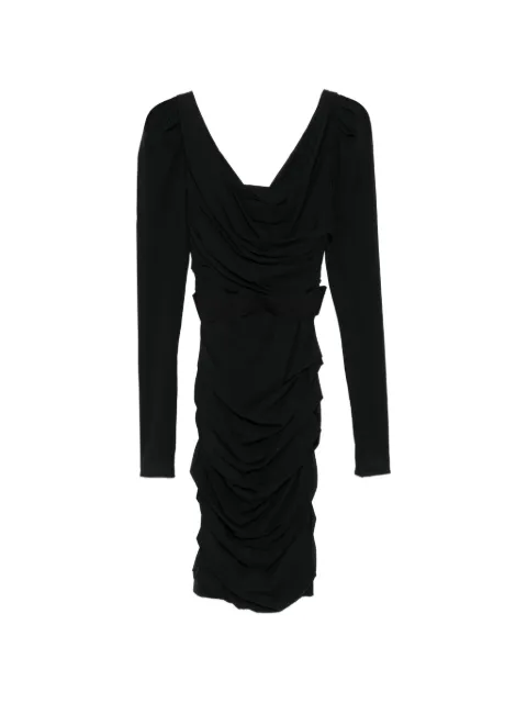 Dolce & Gabbana Pre-Owned draped midi dress Black CSVM9190