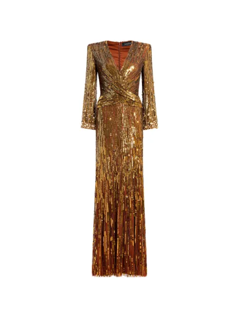 Jenny Packham Cosmos gown Gold JPCLS141