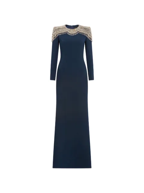 Jenny Packham Muse maxi dress Blue ZED110L