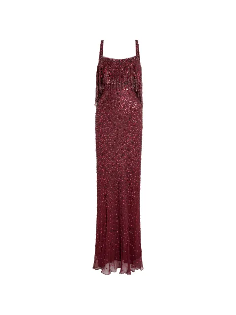 Jenny Packham Iris long dress Red ZED115L