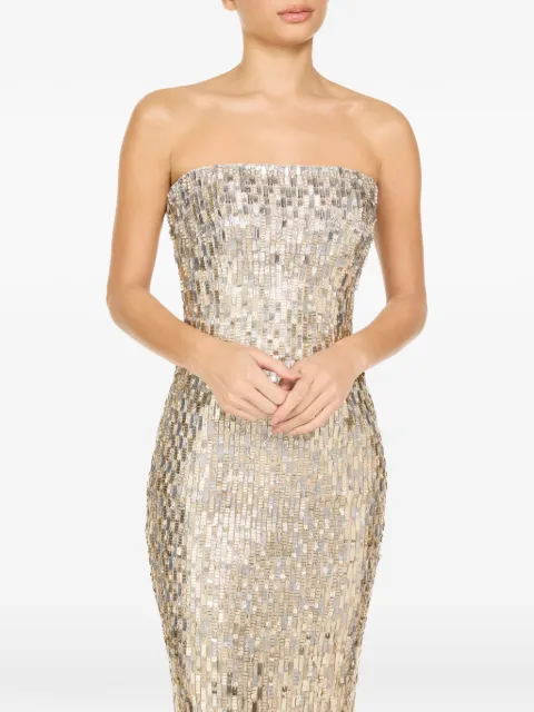 Jenny Packham Lucille maxi dress Gold JPCLS175