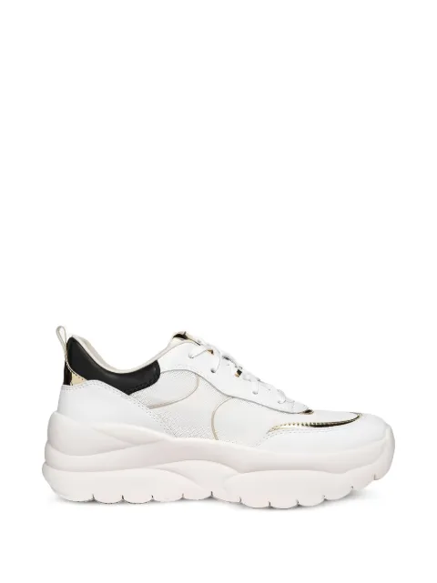 Geox Xtors panelled mesh-panel sneakers White D651FB09BBNC1327