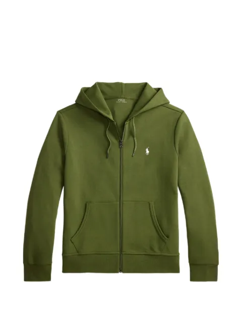 Polo Ralph Lauren zip-up logo-embroidered sweater Green 710881517126