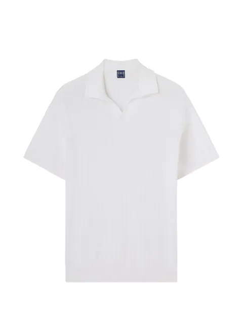 Fedeli Matheus ribbed-knit T-shirt White MU0D5857NONDEFINITO