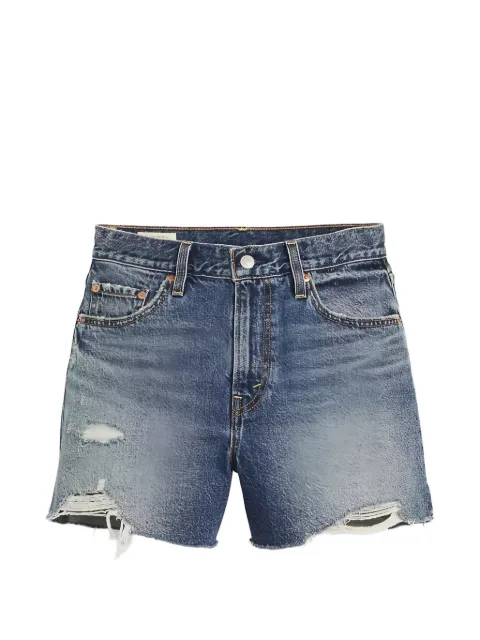 Levi's distressed frayed-hem shorts Blue 005DS