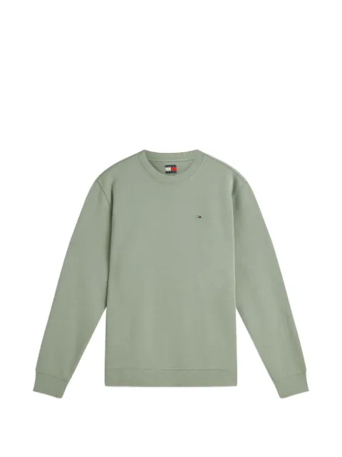 Tommy Hilfiger logo-patch sweatshirt Green DM0DM20741