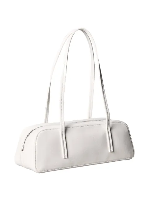 Calvin Klein logo-debossed zip-fastening shoulder bag White LV04F3638G4LX