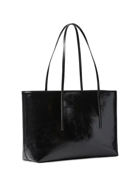 Calvin Klein crinkled-finish shoulder bag Black LV04F3537GUB1