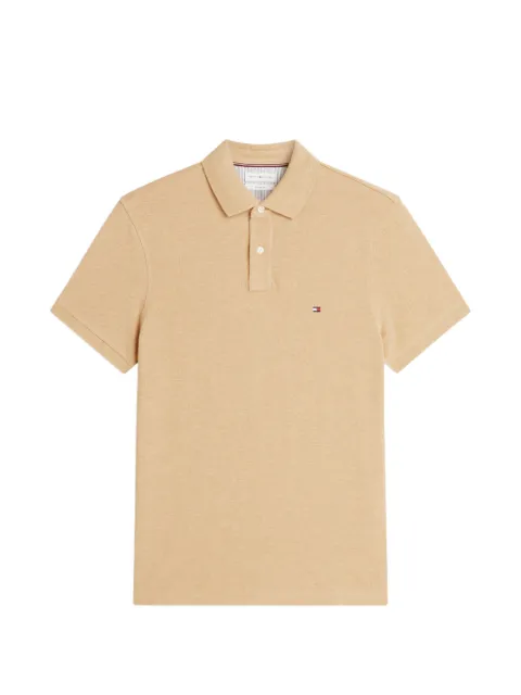 Tommy Hilfiger 1985 logo-embroidered polo shirt Neutrals MW0MW17770