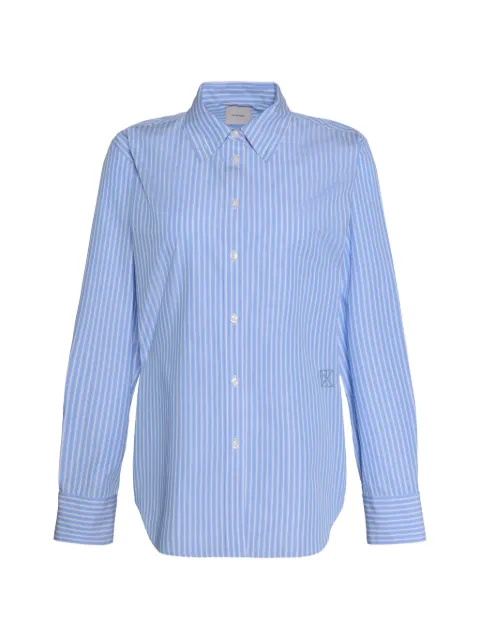 Calvin Klein vertical-stripe shirt Blue LV044F137GCG1
